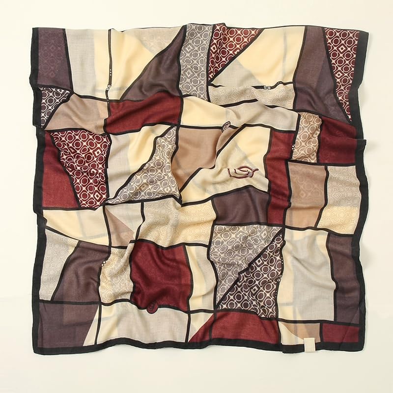 ICW WOMEN LARGE SCARVES STOLES (BIG SIZE 90 X 190 CM) COTTON Scarf (IMORTED QUALITY) (orange), For Female