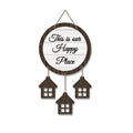 Artvibes This is Our Happy Place Wooden Wall Hangings Decor For Home | Bed Room | Quotes Decor Item | Home Quotes Wall Hanging | Modern Decor Items | Wall Poster | Artworks Hangings | Gift(WH_7211N)