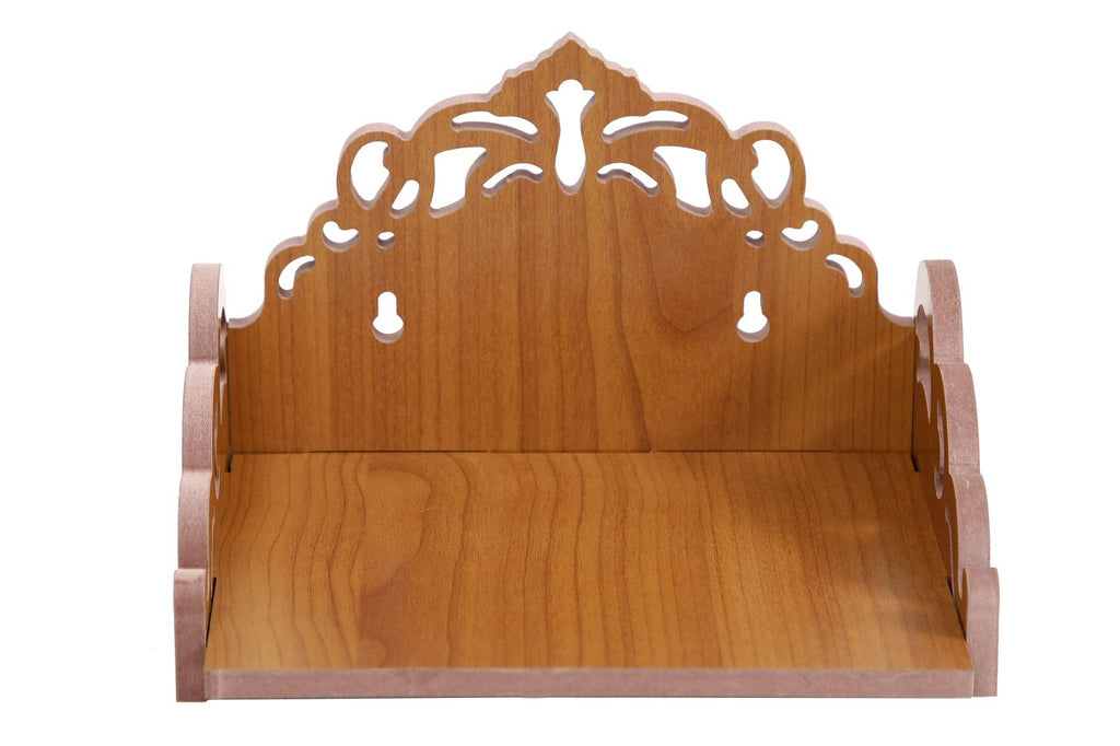 Nexat Plywood Hindola Like a singhasan and Temple for Office Store and Home in Using for Worship (Size - Small) Length (8 Inches), Width (6 Inches), Height (5.5 Inches) (RED A)