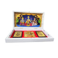 Enchanting Krystals Soulwise Festive Diwali Gift | Laxmi Ganesh Saraswati Portable Temple for Prosperity, Wisdom & Luck Diwali Housewarming Gift for Blessings & Success.
