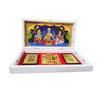 Enchanting Krystals Soulwise Festive Diwali Gift | Laxmi Ganesh Saraswati Portable Temple for Prosperity, Wisdom & Luck Diwali Housewarming Gift for Blessings & Success.