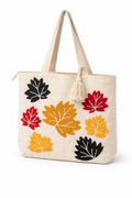 OLL OO LA LA BEAUTY Canvas Tote Bag for Women | Tote Bag | Pinterest Shoulder Bag | Cotton Shoulder Bag | Boho Tote Bags | Casual Daily Use Handbag for Office, College, Shopping & Travel - DGSN-09