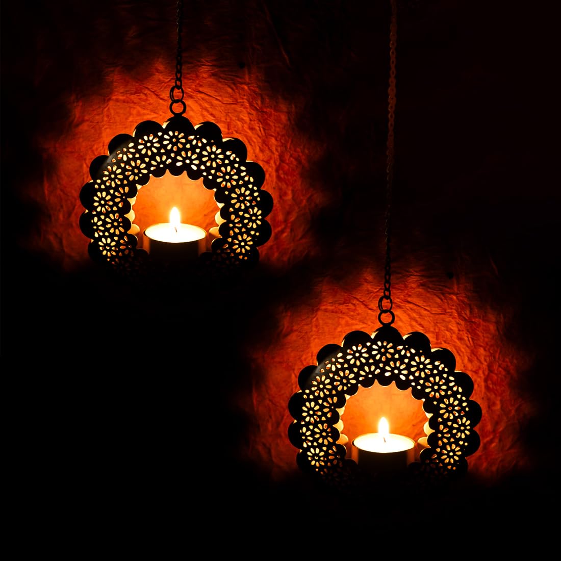 Ekhasa Hanging Tealight Candle Holder for Home Décor