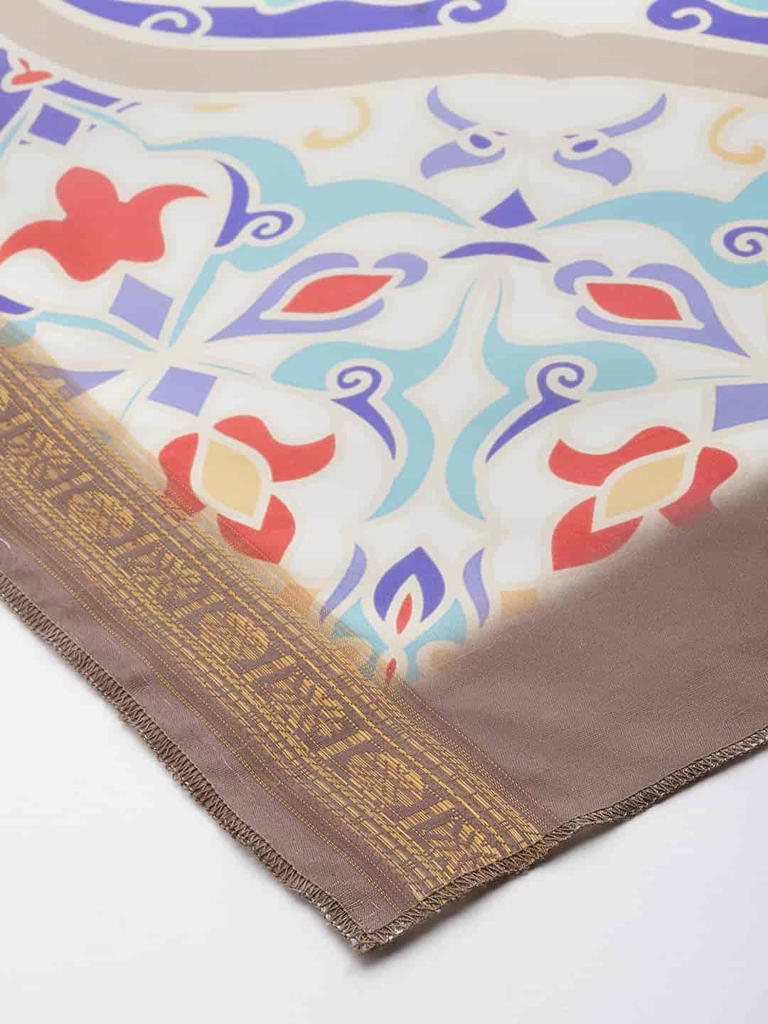 SILK LAND Women's Digital Printed Scarfs