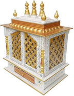 Kamdhenu art and craft Wood Home Temple (45 x 30 x 60 cm, Multicolour)