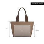 Miraggio Holly 14 Inch Laptop Tote Bag | Office Tote Bag For Women | Big Totes For Work & Travel With Functional Pockets (Taupe)