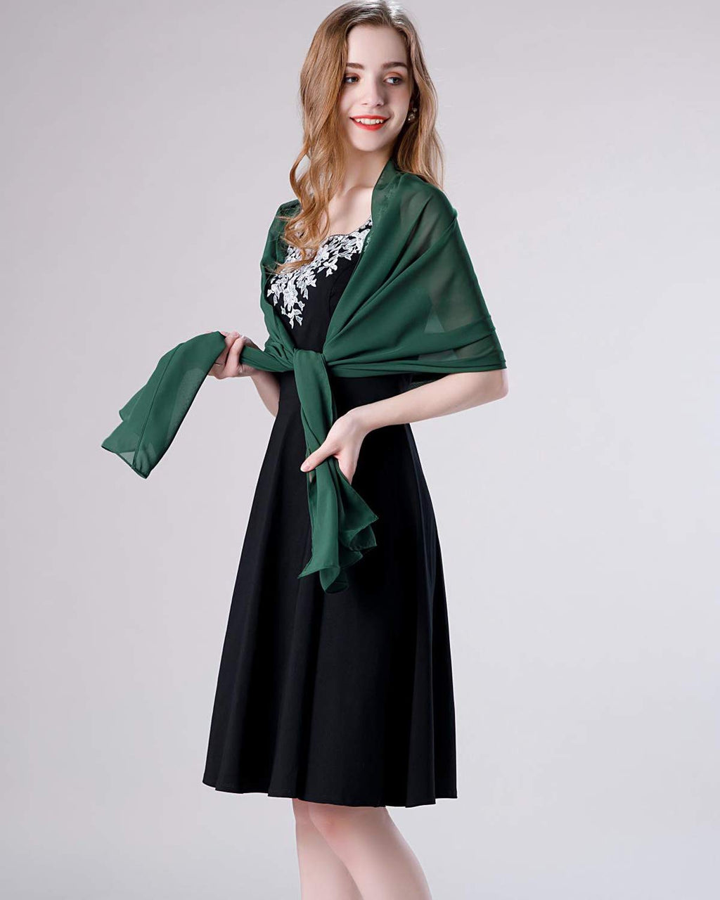 Soft Chiffon Scarve Shawls Wraps for Dresses Women Accessories