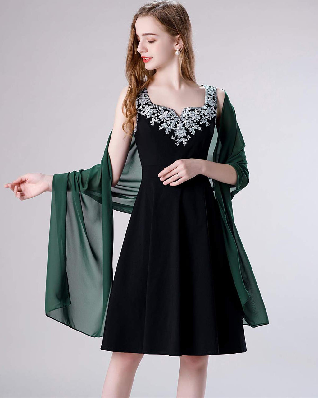 Soft Chiffon Scarve Shawls Wraps for Dresses Women Accessories