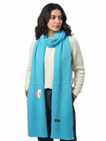 Pick Ur Needs Ultra Soft Ribbed Knit Muffler for Women Warm Winter Woolen Scarf Cozy Lightweight Neck Warmer for Casual & Outdoor Use