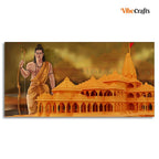 VIBECRAFTS Canvas Paintings for Living Room Drawing Room Hindus Canvas Wall Painting Fitted With Wooden Frame For Home | Office | Living Room | Gift (PTVCH_2828)