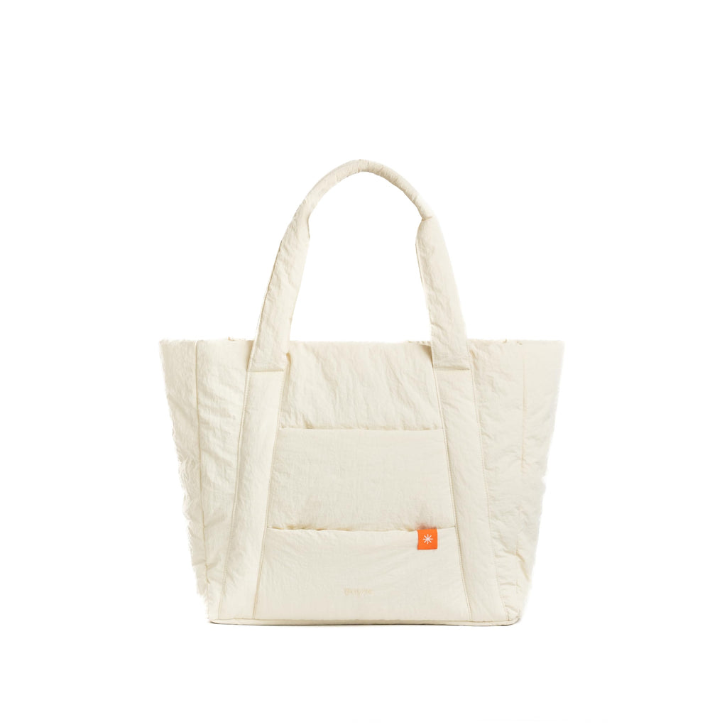 Bayne Tote Bag for Woman | Large Size Laptop Bags for Women Office Use | Waterproof Handbag for Women | Elegant Office Bag for Woman | 16 inch Laptop (Cream, 16 Inch Laptop)