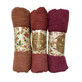 IBA ISBA COLLECTIONS Women's Crinkle Cotton Scarf, Stoles, Hijab (80 x 190 Cms) (Combo3AE)