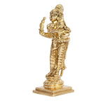 ARTVARKO Brass Lord Baby Krishna in the Lap of Mother Yashoda Idol Statue Temple Puja Office Home Décor Showpiece Gift 6 Inch.