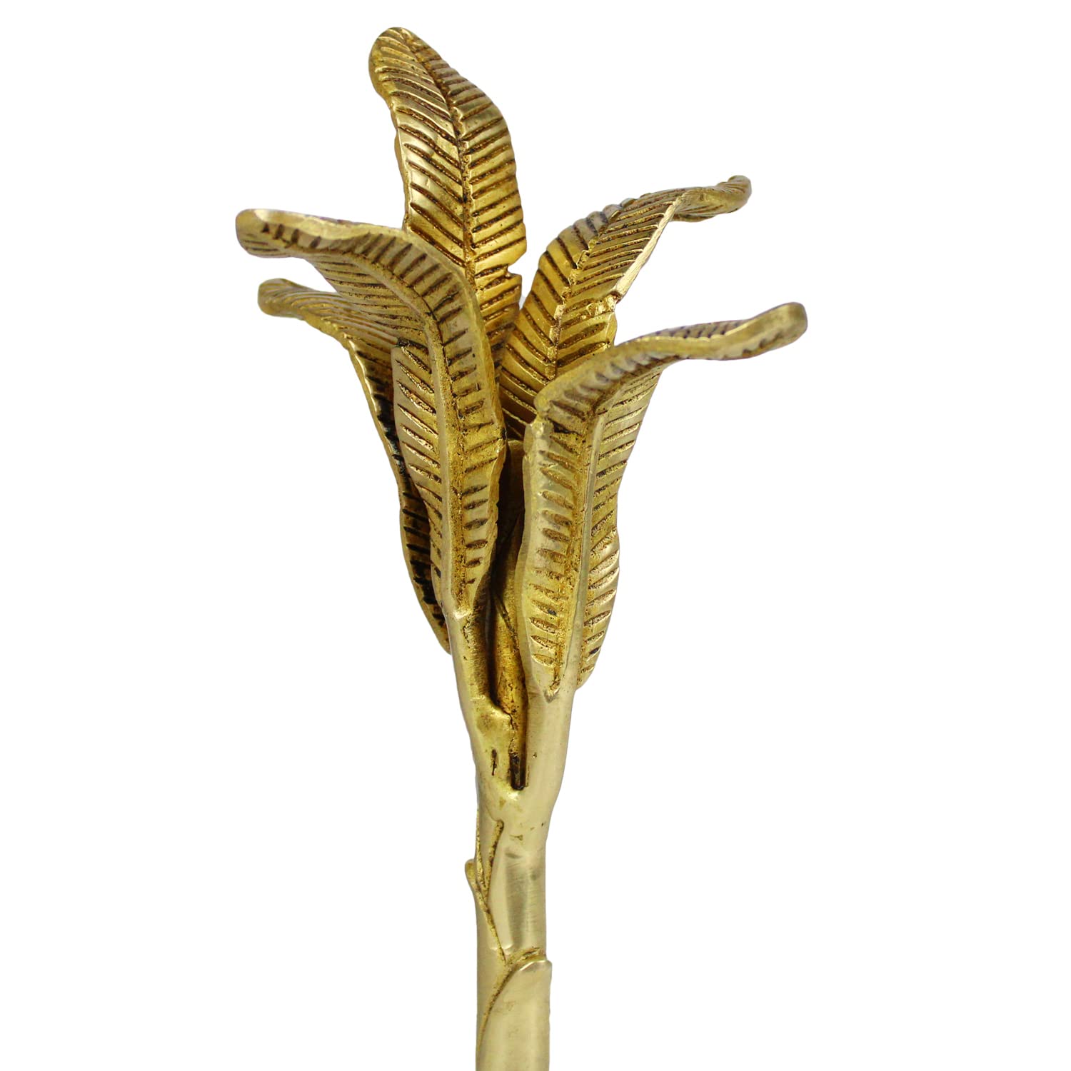ARTVARKO Brass Traditional Banana Tree for Pooja Mandir Home Office Vastu Remedies Decoration Festival Gifts and Decor 10 Inches