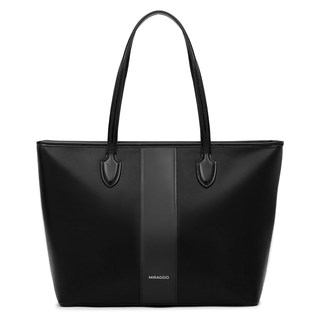 Miraggio Rachel Tote Bag For Women (Black)