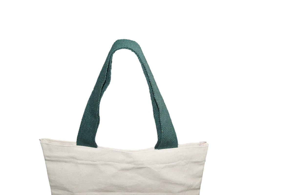 Vissage Cotton Canvas Reusable Grocery Bag