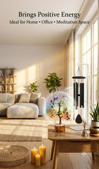 DK Twin Aura™ - Wind Chime with Seven Chakra Tree Combo for Home Decor