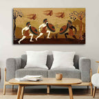 VIBECRAFTS Canvas Paintings for Living Room Drawing Room Ancient Greece Canvas Wall Painting Fitted With Wooden Frame For Home | Office | Living Room | Gift (PTVCH_2496)