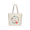 Eco Right Large Canvas Tote Bag For Women, Zipper Handbags For Women Inner Pocket For Shopping, Office & Daily Use