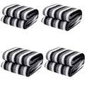 STARNSTYLE 300 TC All Season Light Weight Striped Polar Fleece Double Bed Donation Blanket (230 x 230 cm Pack of 4 Kafalo