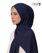MIRTAZ Women's Chiffon Hijab Combo Pack of 6 | Soft Lightweight Plain Hijab Scarf | 180 x 70 cm (Pack Of 6 (M02))