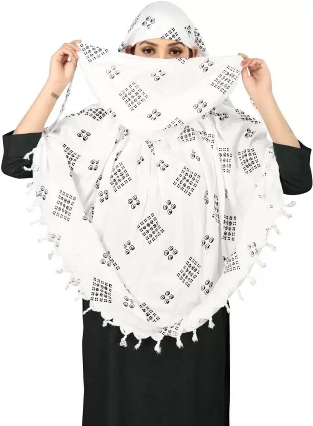 AARKRI SALES Cotton Face Scarf with UV Protection - Reusable, Washable, and Multipurpose Bandana for Cycling, Hiking, and Travel (BIg Box)