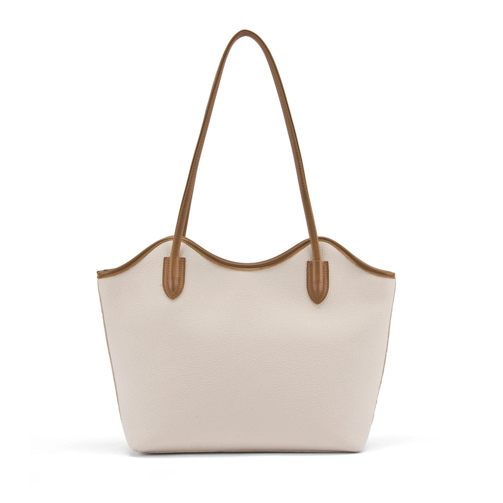 Lino Perros Avril Echo Off-White Tote Bag