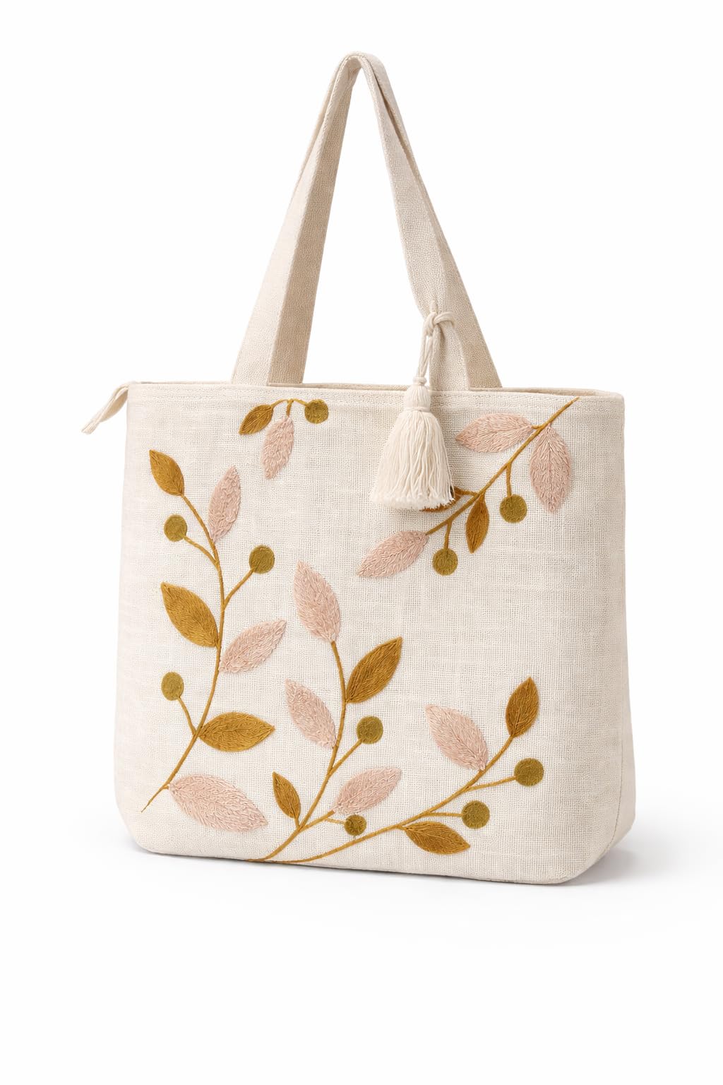 OLL OO LA LA BEAUTY Canvas Tote Bag for Women | Tote Bag | Pinterest Shoulder Bag | Cotton Shoulder Bag | Boho Tote Bags | Casual Daily Use Handbag for Office, College, Shopping & Travel - DGSN-13