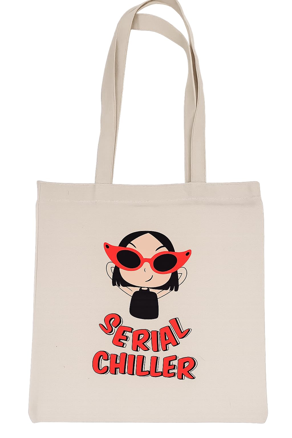 CANVAS COTTON TOTE BAG SERIAL CHILLER