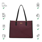 Lavie Women's Ziva Colourblock Tote Handbag | Tote Bag for Work | Ladies Purse | Stylish Shoulder Bag | Gift for Women