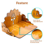 Sehaz Artworks Pooja Stand for Home | Pooja Mandir for Home | Temple | Wooden Temple | Puja Mandir | Wall Mounted | Wooden