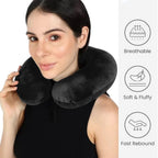 MY ARMOR Premium Eye Mask for Sleeping | Super Soft & Lightweight Sleep Mask with Adjustable Strap | Comfortable for Men & Women | Ideal for Travel, Nap & Meditation (Black)