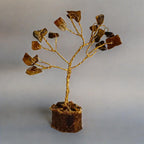 Crystal Divine Mini Crystal Tree Handmade Natural Gemstone Tree for Shielding and Grounding Energy in Home Decor 1 Pcs