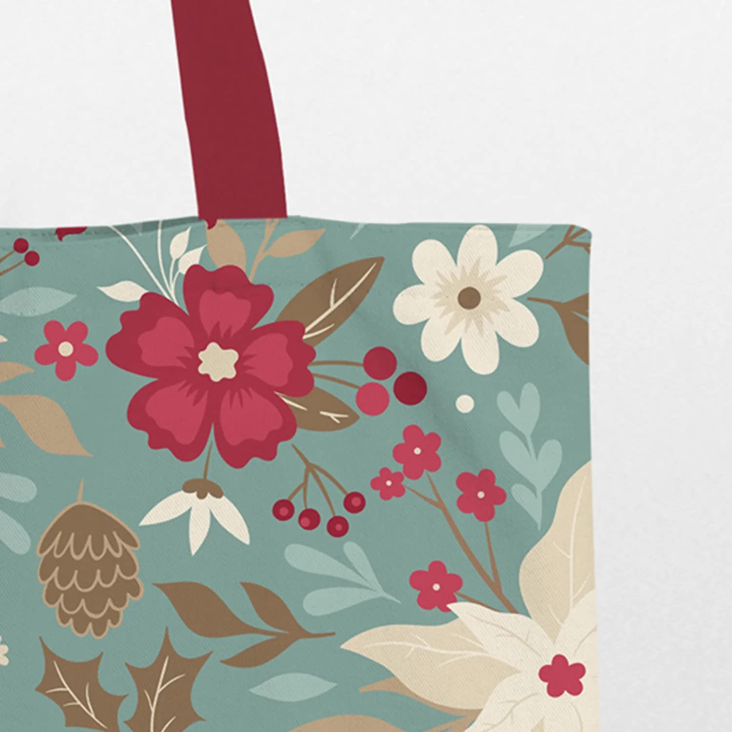 Purple Tree Canvas Tote - 1 Pc, Women's Printed Canvas Tote, Stylish Bags