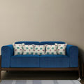 Trance Home Linen Set of 5 Premium Cotton 12x12 inch Cushion Covers for Sofa and Diwan | Small Cushion Covers – (12x12 inch | 30cmx30cm, Ambari Teal) – Set of 5