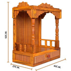 JSR Enterprises Wood Wall Hanging (Wooden_52 X 41 X 23 cm)