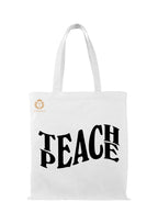 TAJNAN Reusable Tote Bag - 100% Organic Cotton Grocery Bags | Eco-friendly, Multi-purpose | Sturdy Canvas Bag for 15kgs | Multiple Stylish Designs, Valentine's Gift