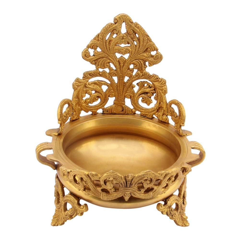 Artvarko Premium Brass Urli Decorative Bowl | Traditional Handcrafted Centerpiece for Home Décor, Floating Flower Arrangement, Diwali Decoration & Housewarming Gift