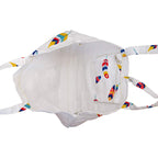 JEH BAGS Cotton Folding Button Bag - Wings Printed Womens Tote Bags Eco-Friendly and Sholder Friendly Capacity 52 x 2 x 45.5 cm- Multicolor 1 Pcs.