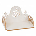 HOMEWEY DECOR Wooden Home Temple Handcrafted Support Heavy Idols Luxurious Finish Pooja Mandir for Home & Office Wall Mount for Room (Design4)