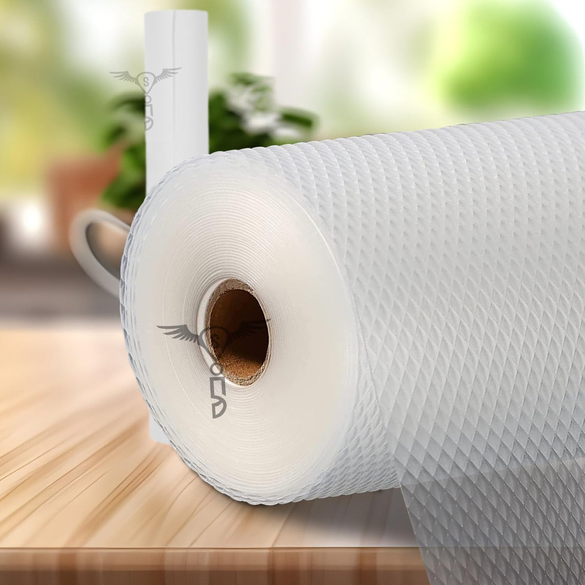 SITTELLA® (45cm x 150cm) Food-Grade Anti-Slip Self Liner Mat | Drawer Mat | Kitchen Shelf Sheet | Shelf Liners for Kitchen Shelves | Shelf Liner | Fridge Liners (White) Kafalo