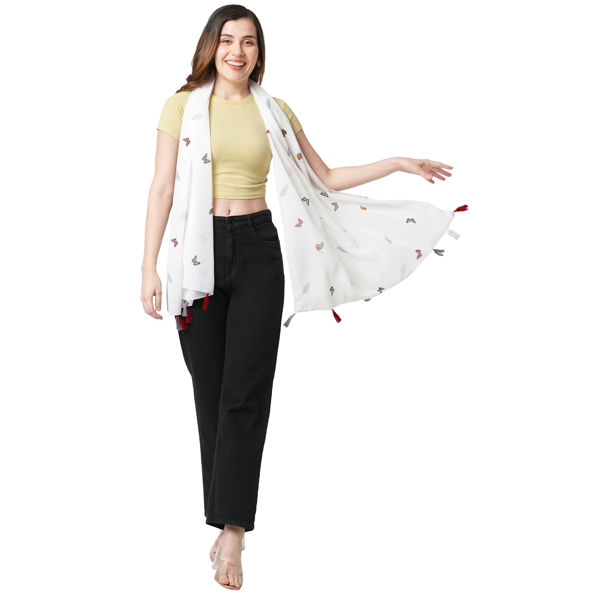 SAHIL SCARF PREMIUM LIGHTWIEGHT PRINTED SCARF WITH BREATHABLE FABRIC AND BOLD LUXURY DESIGN (180X70CM)