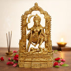 ARTVARKO Brass Kali MATA | Kaali Maa | Kalka Maa Idol Statue for Home Temple puja | Navratri puja | Festival puja | Gifting 10.5 Inches