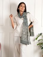 RAI SAHAB Printed Cotton Scarf for Women, Lightweight Soft Scarves Stoles for Summer & Winter(ST-90CAMEL10)