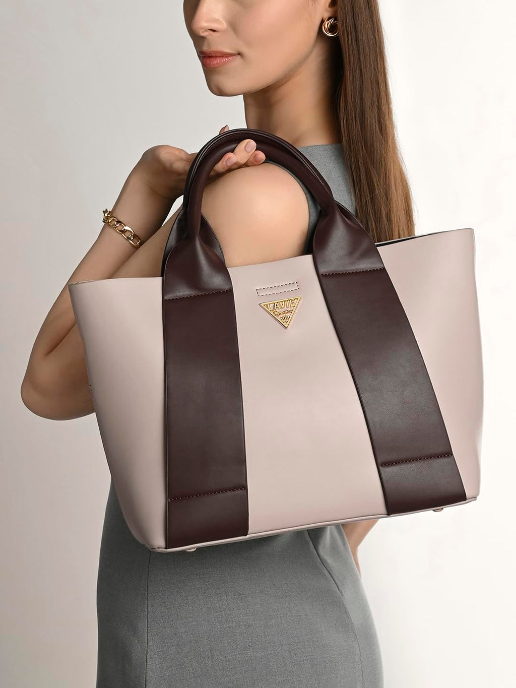 Lavie Signature Women's Savannah 3C Tote Handbag for Women | Tote Bag for Work | Ladies purse | Stylish Shoulder Bag | Gift for Women