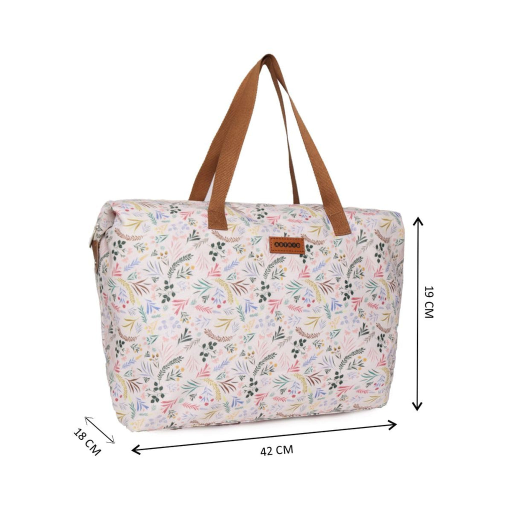 ASTRID Printed Tote Bag For Women And Girl Medium Size With Zipper Closure (MULTICOLOR)