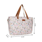 ASTRID Printed Tote Bag For Women And Girl Medium Size With Zipper Closure (MULTICOLOR)