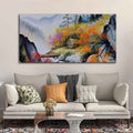 VIBECRAFTS Canvas Paintings for Living Room Drawing Room Amazing View Canvas Abstract Wall Painting for Home|Office|Gift(PTVCH_2376)