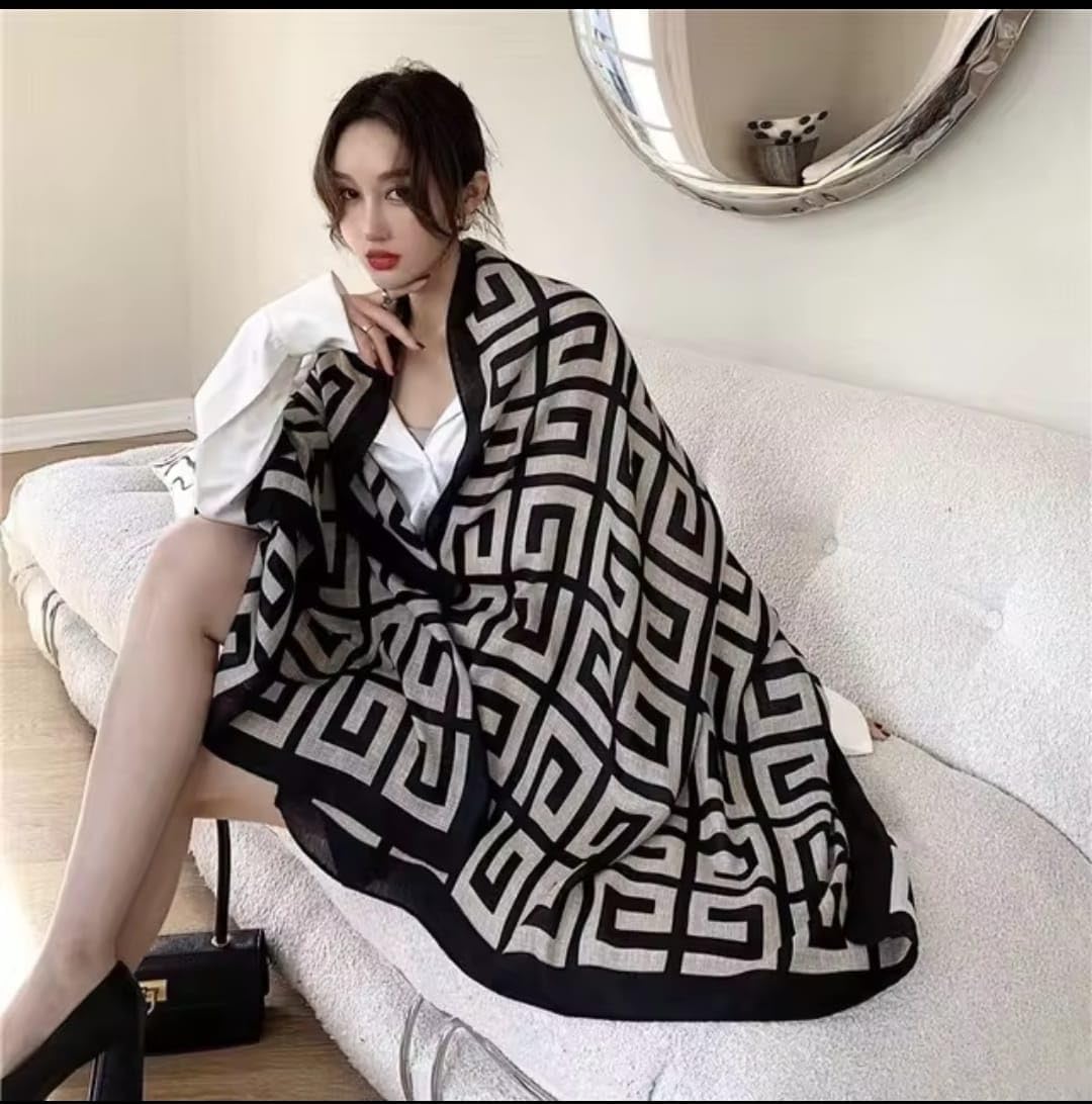 Zahid & Sons Scarf for women and girls,scarves,stole,hijab dupatta,printed scarf,Size-85/180