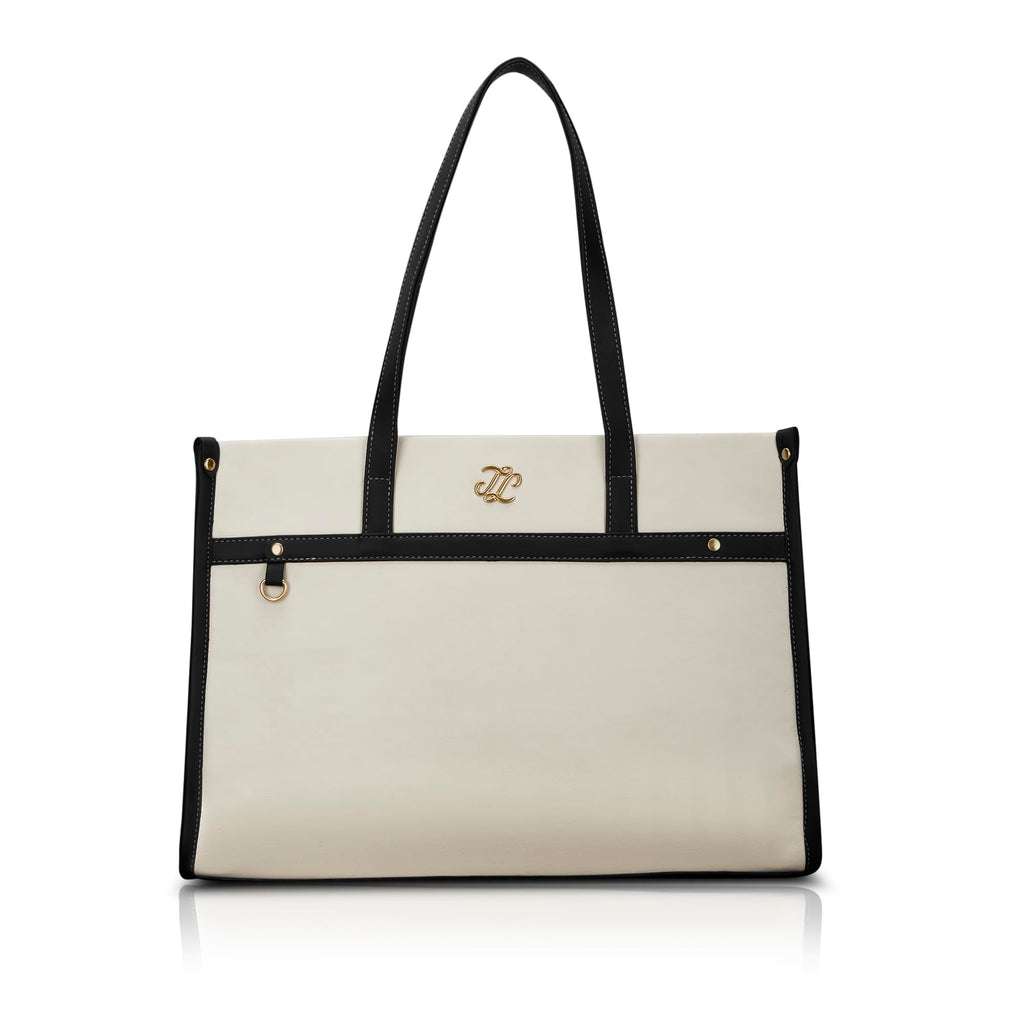 Lavie Signature Women's Kentucky Colourblock Tote Laptop Bag | Tote Laptop Bag for Work | Ladies Purse | Stylish Shoulder Bag | Gift for Women